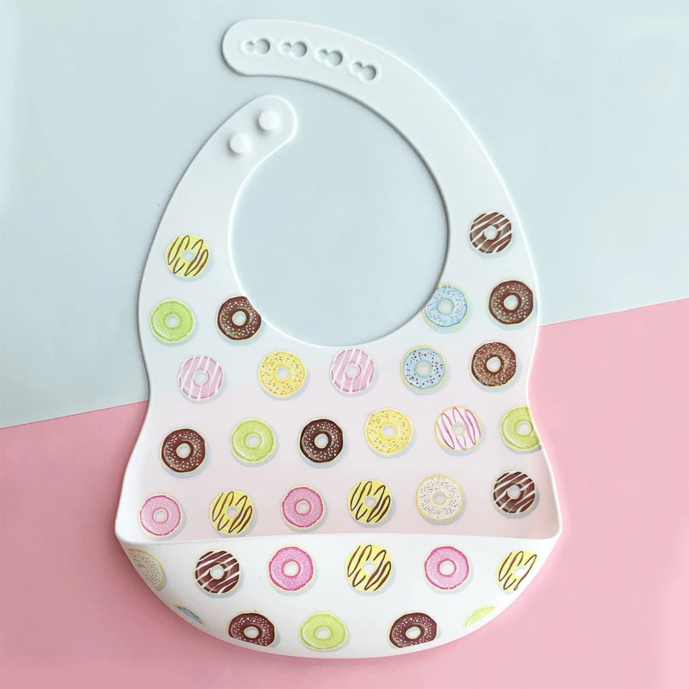 Abracadabra Silicone Bib - Donuts