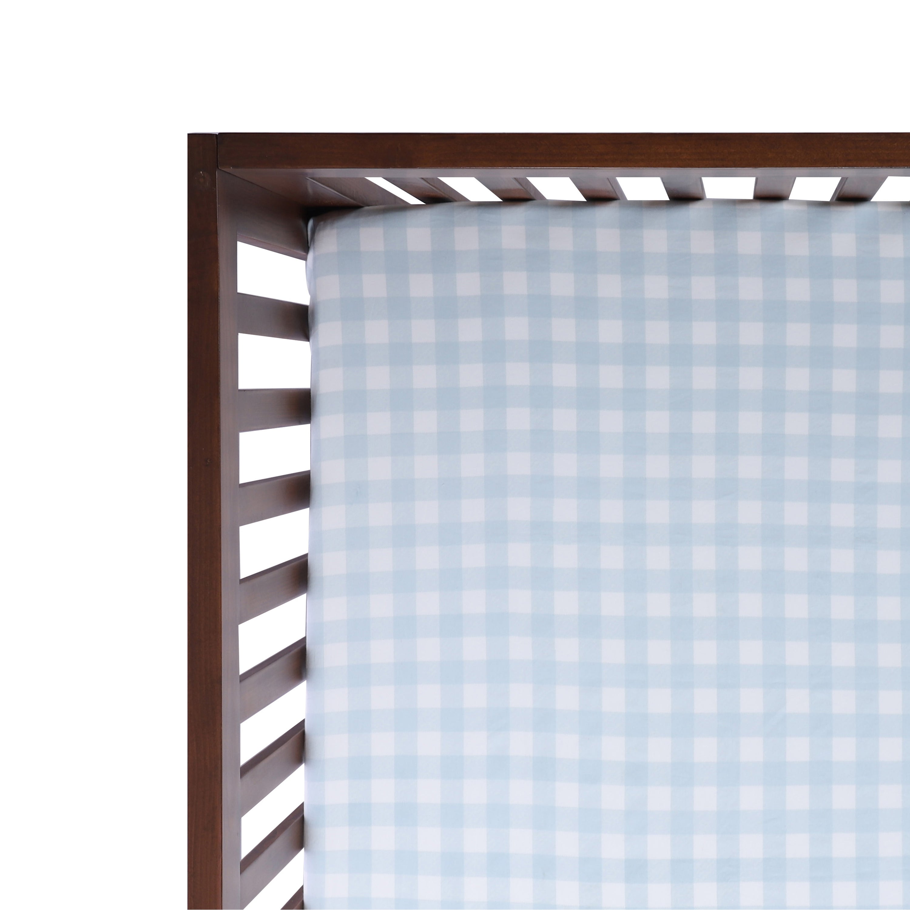 Abracadabra Fitted Sheet - Blue Gingham Check