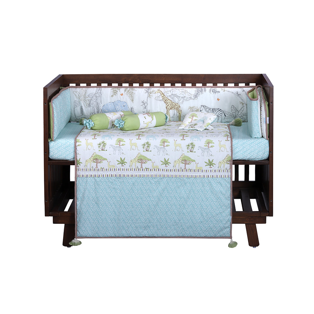 Abracadabra 6 Piece Cot Bedding Set - Savanna