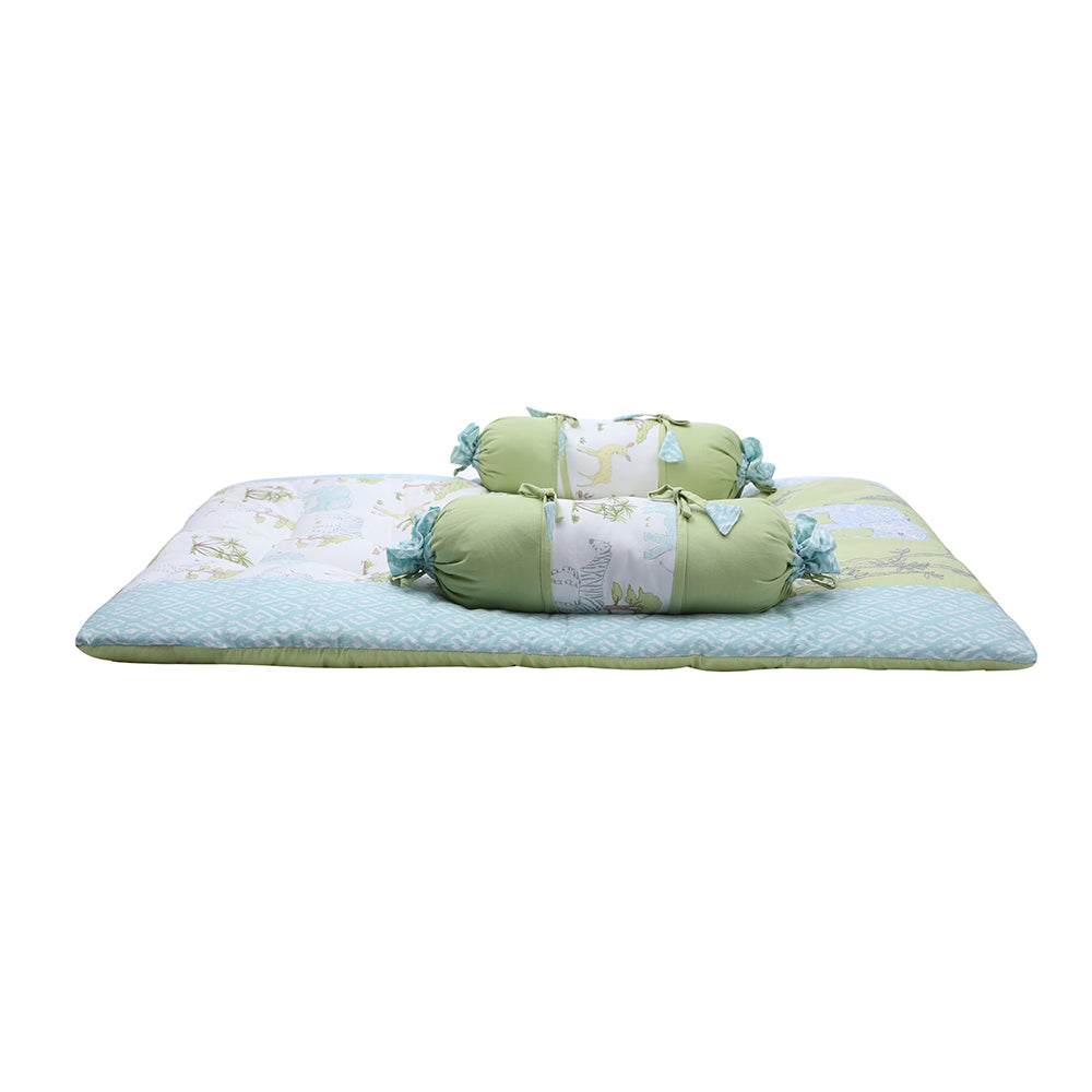 Abracadabra Cotton Bedding/Gadda Set Savanna Theme - Green