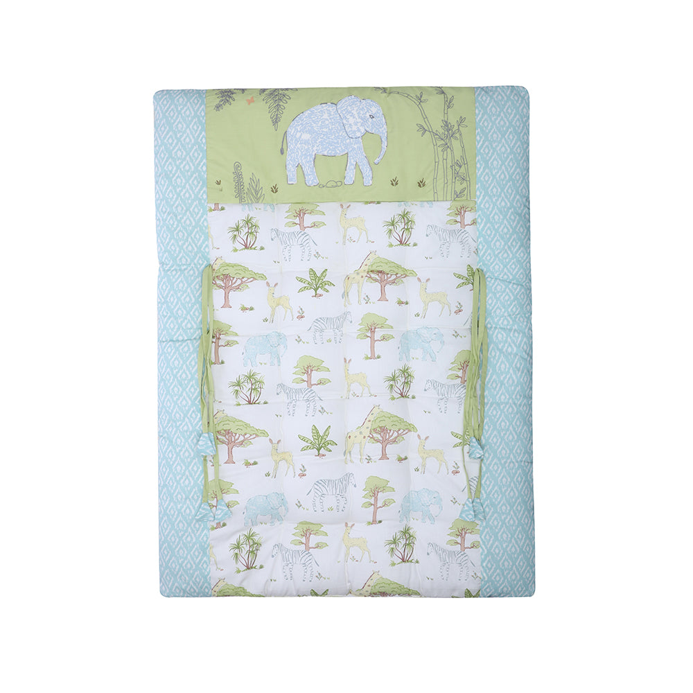 Abracadabra Cotton Bedding/Gadda Set Savanna Theme - Green