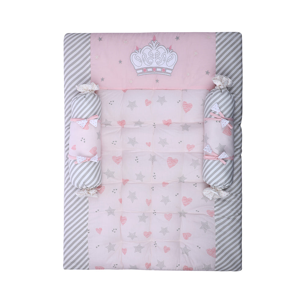 Abracadabra Cotton Bedding/Gadda Set Ballerina Theme -Pink