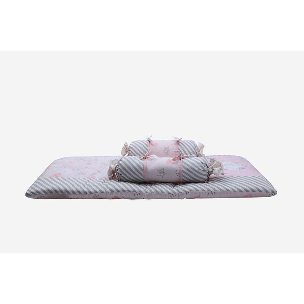 Abracadabra Cotton Bedding/Gadda Set Ballerina Theme -Pink