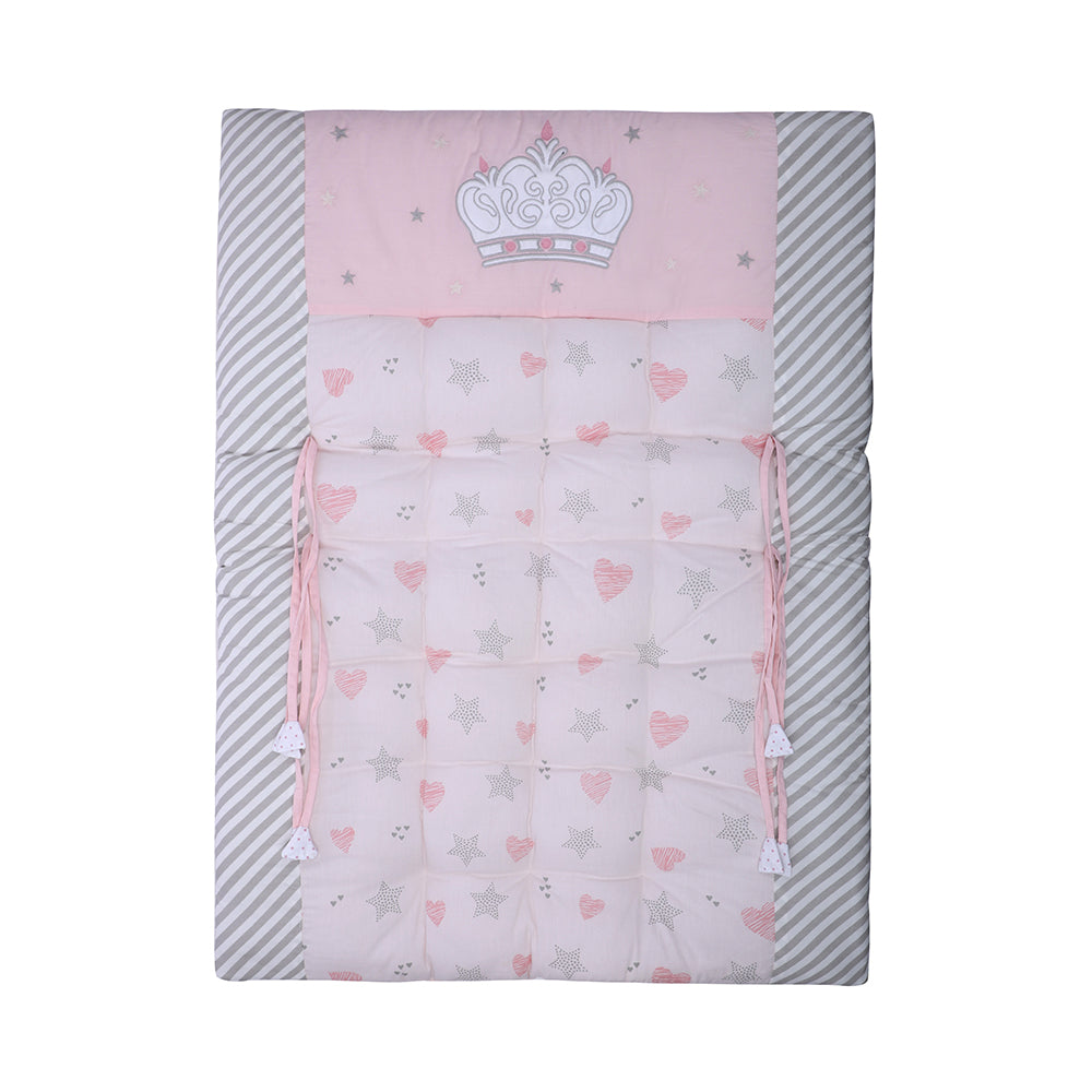 Abracadabra Cotton Bedding/Gadda Set Ballerina Theme -Pink