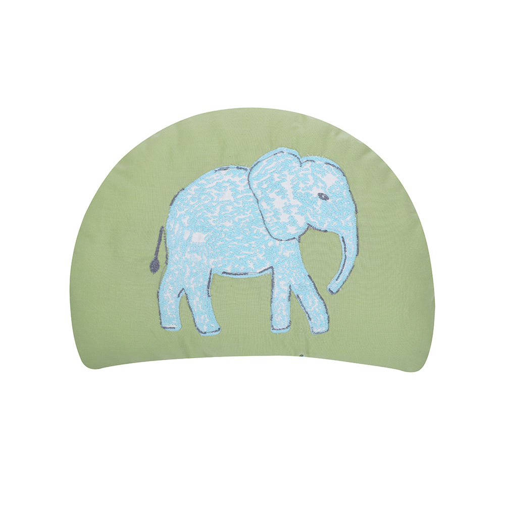 Abracadabra Gadda Set with Mosquito Net & Shaped Pillow Savanna Theme - Green