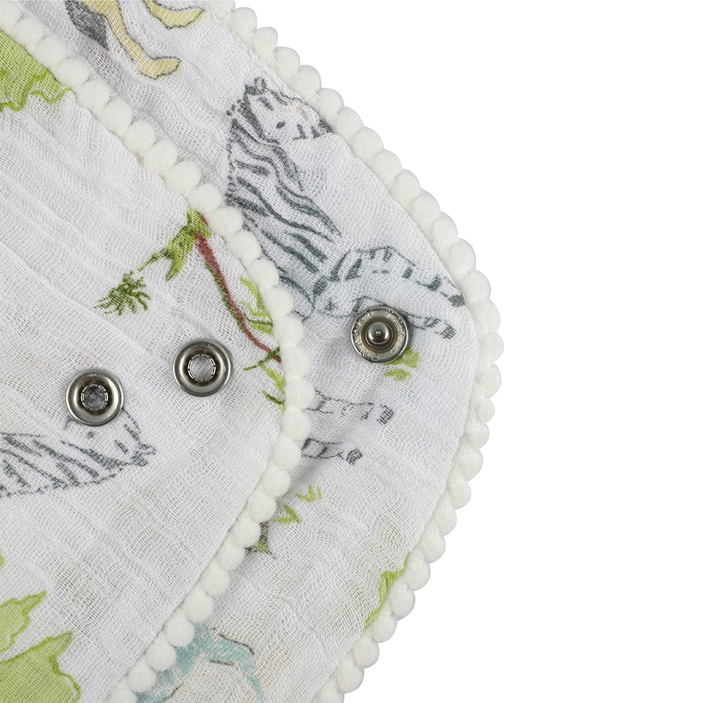 Abracadabra Muslin Bandana Bibs -Savanna