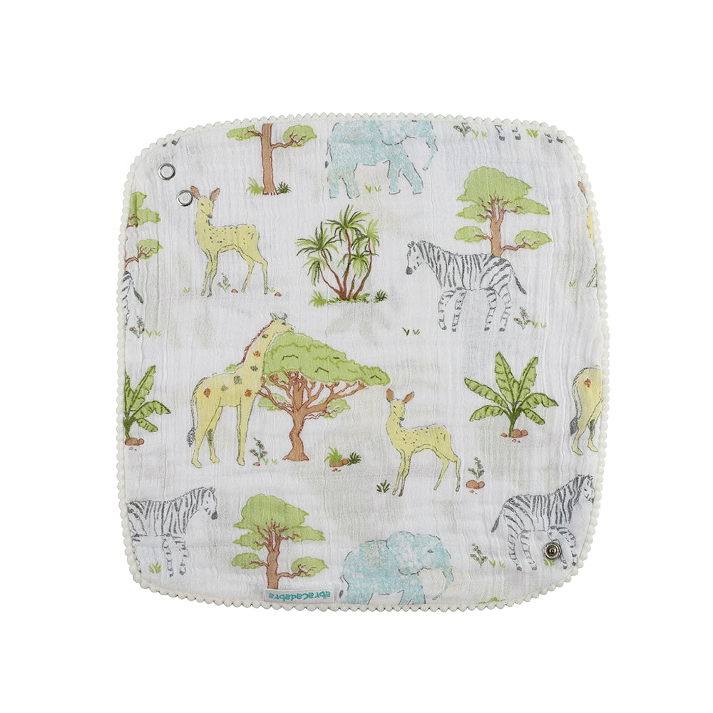 Abracadabra Muslin Bandana Bibs -Savanna