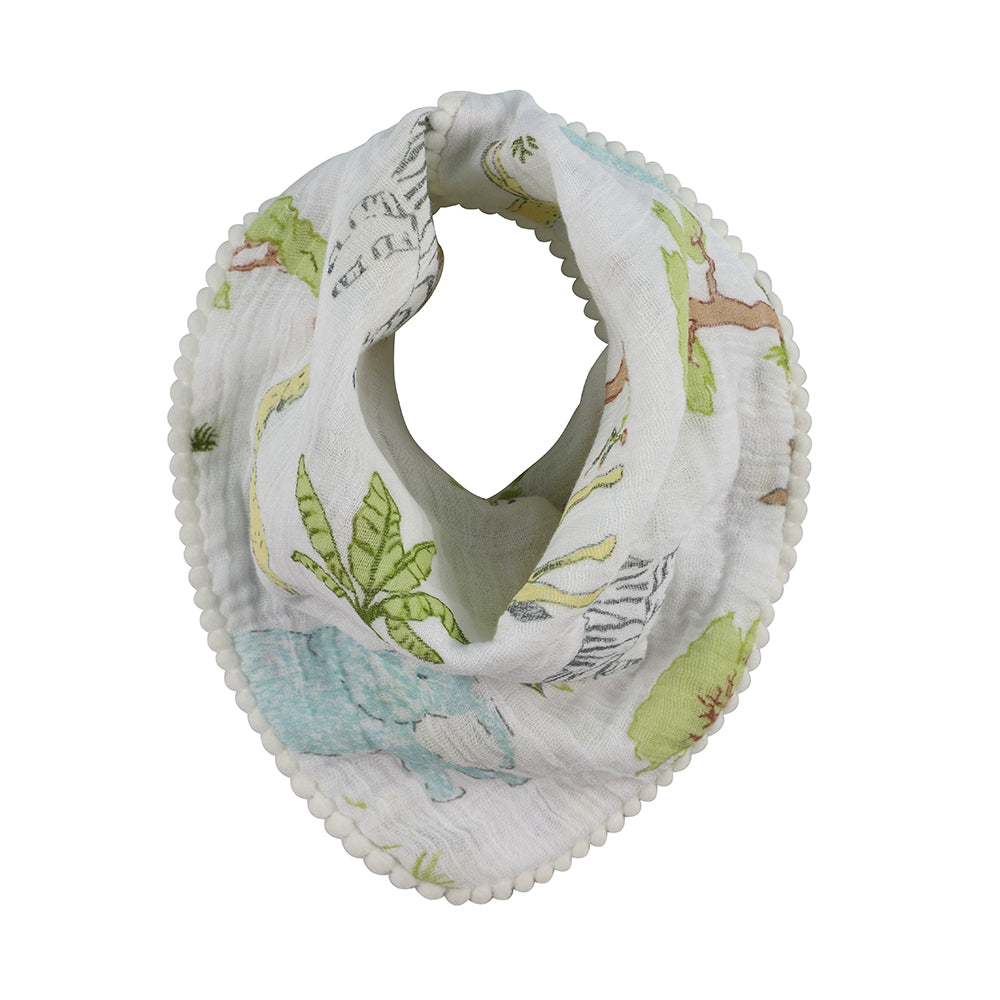 Abracadabra Muslin Bandana Bibs -Savanna
