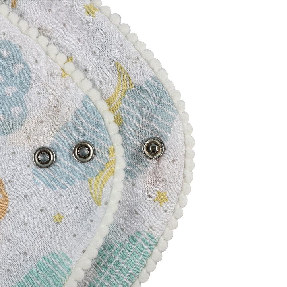 Abracadabra Muslin Bandana Bibs - Lost in Clouds