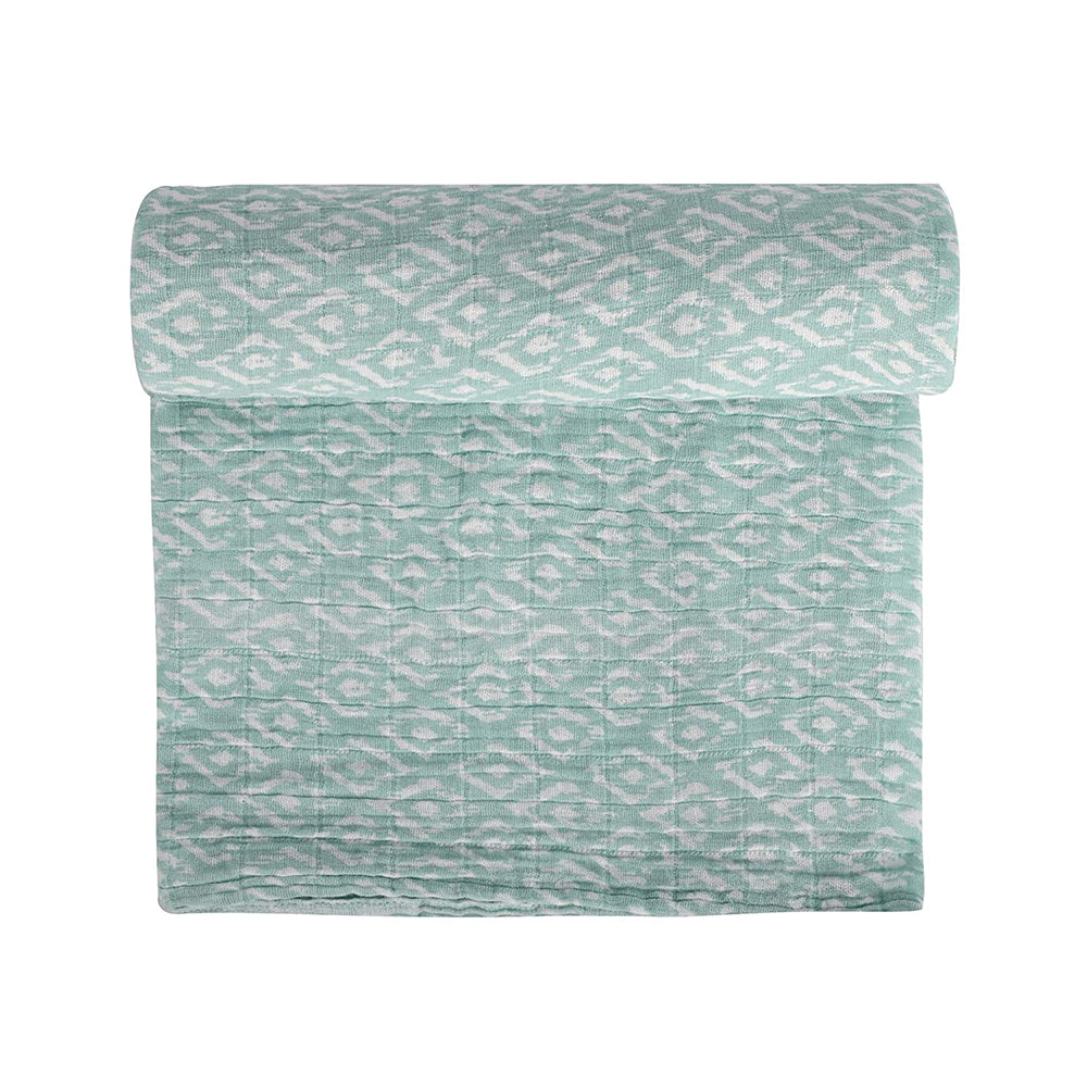 Abracadabra Cotton Muslin Swaddle For Newborns Pack of 3 (Savanna) - Green