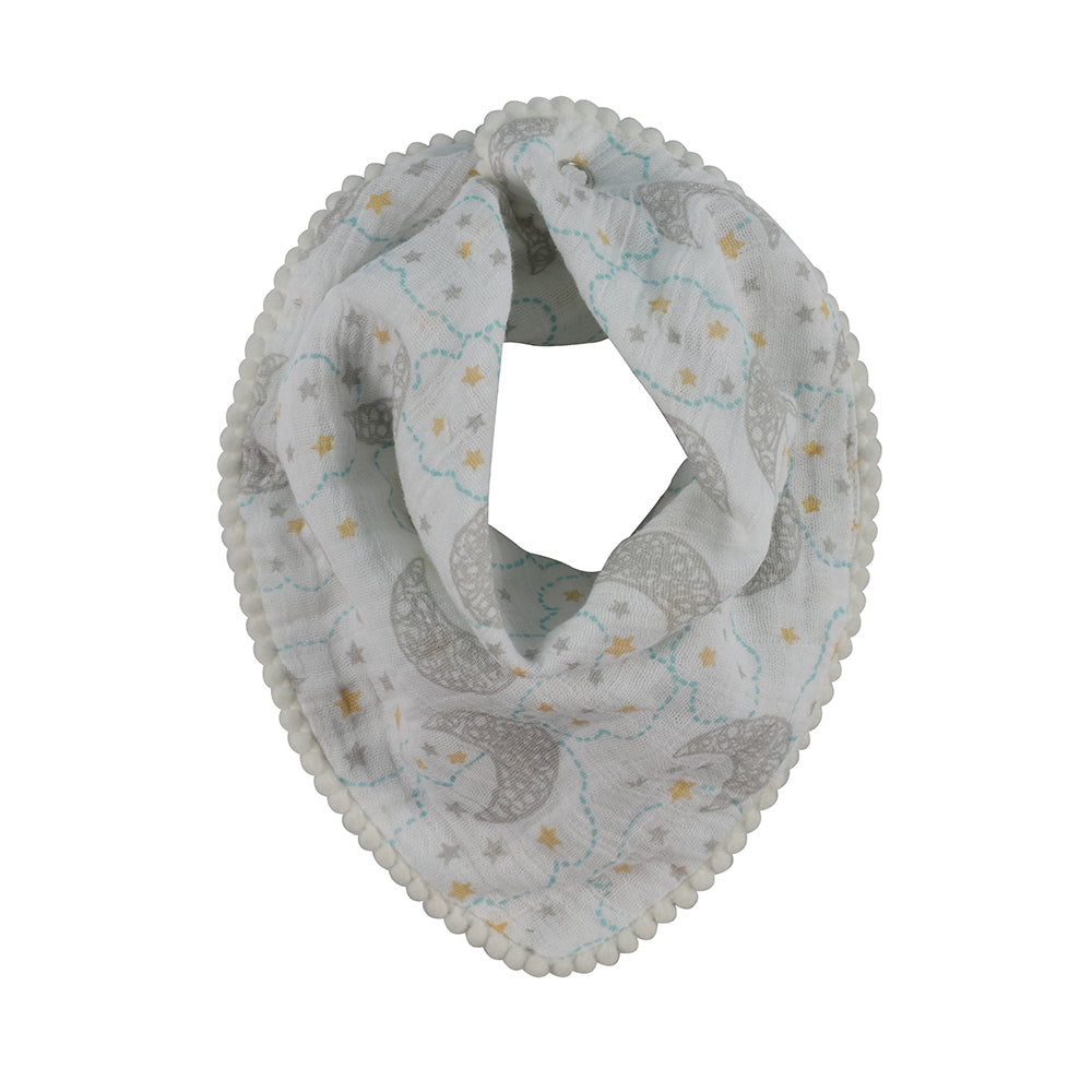 Abracadabra Muslin Bandana Bibs - Sleepy Friends