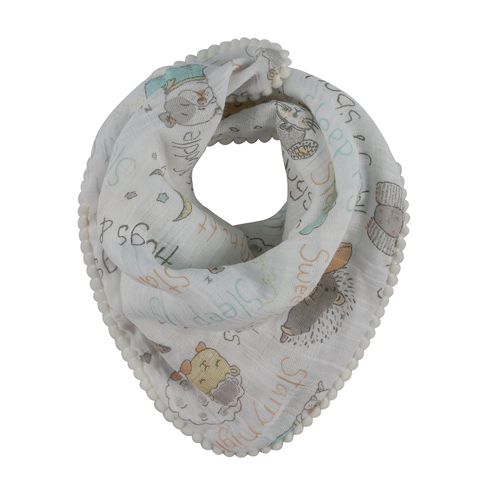 Abracadabra Muslin Bandana Bibs - Sleepy Friends