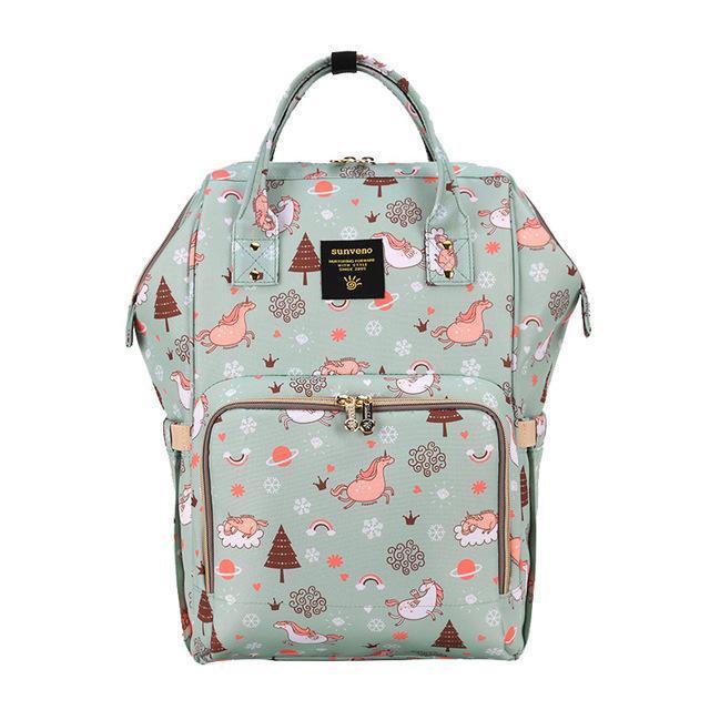 Abracadabra Printed Diaper Bag - Unicorn