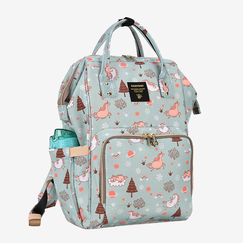 Abracadabra Printed Diaper Bag - Unicorn