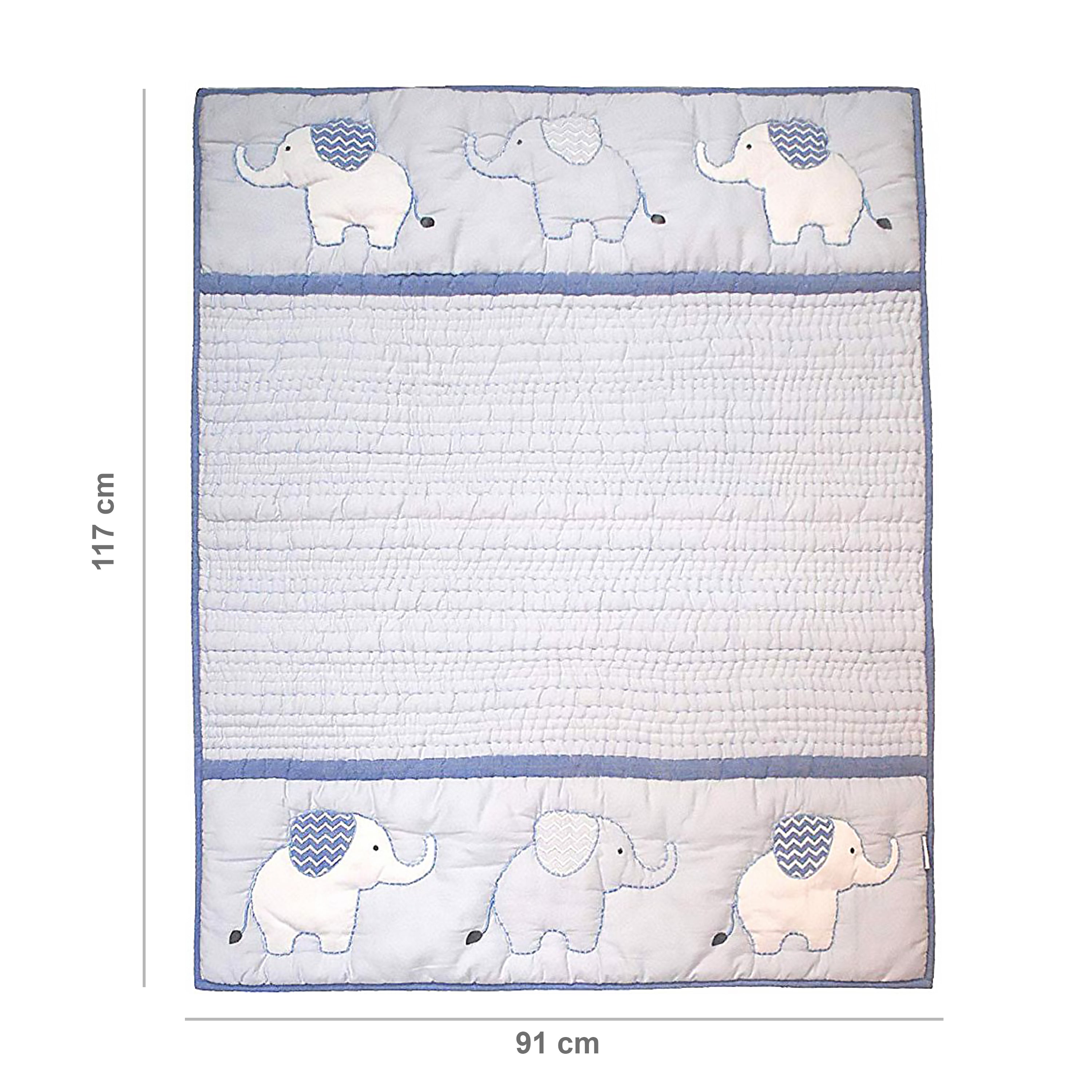 Abracadabra Baby Quilt - Blue Elle