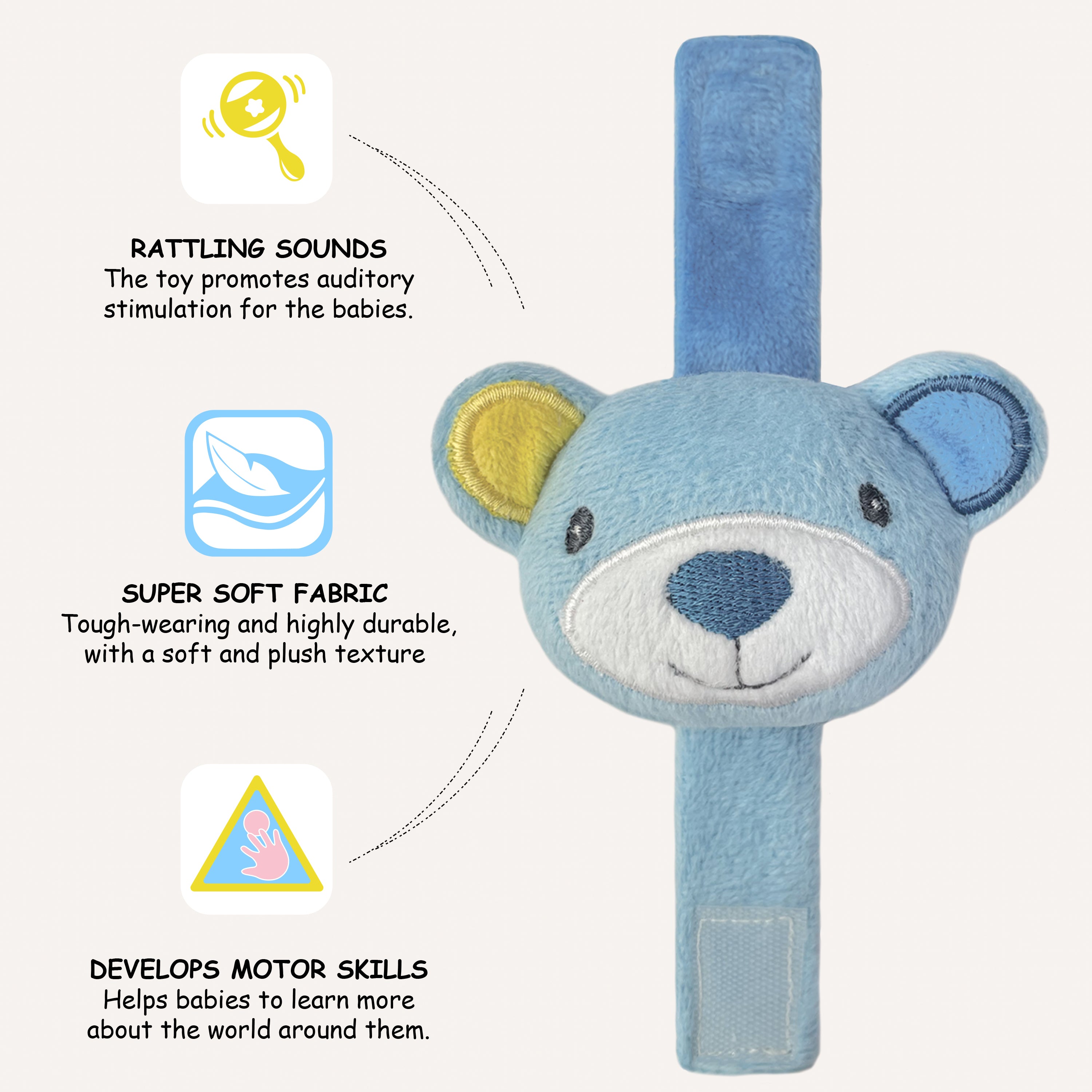 Abracadabra Wrist Rattle - Dog