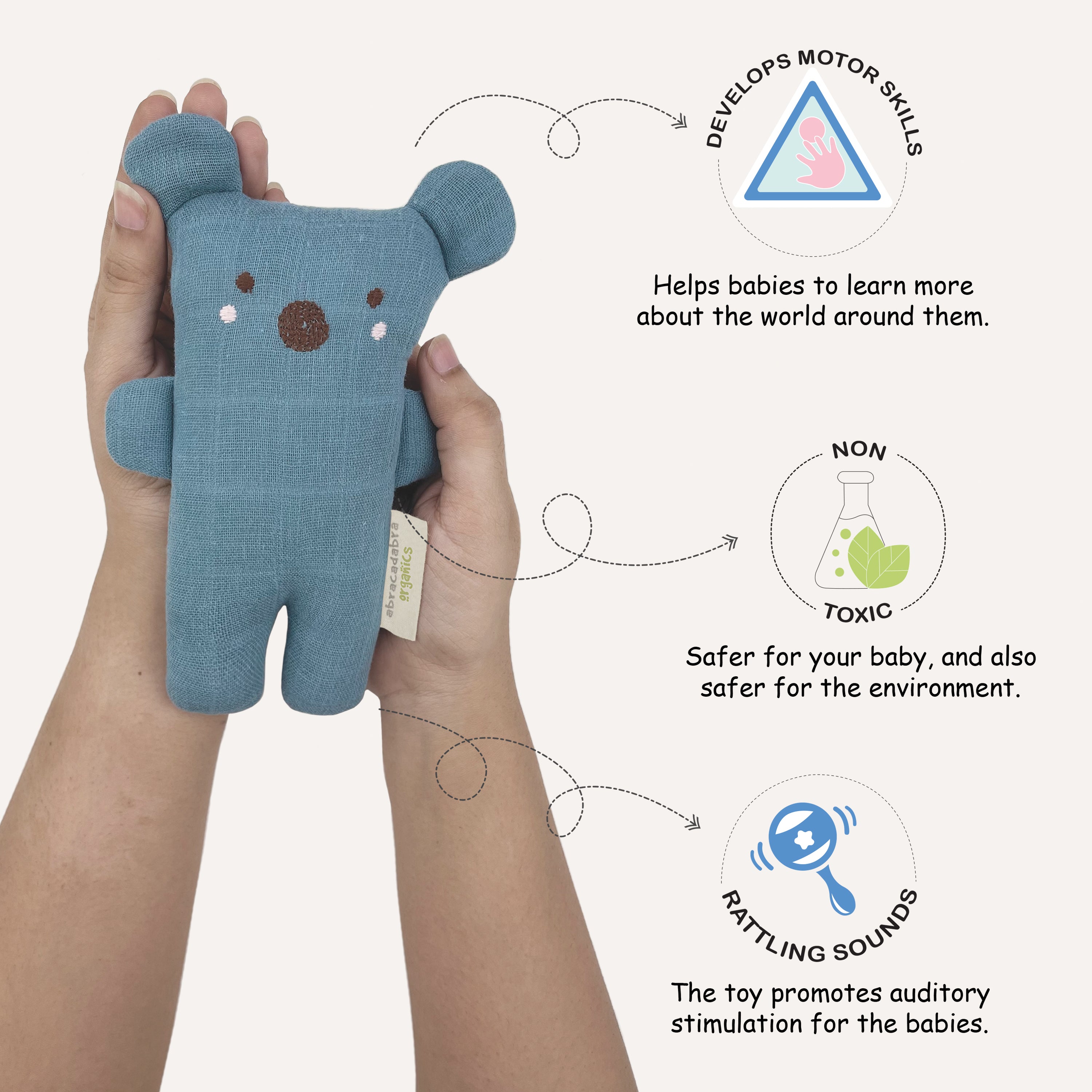 Abracadabra Organics Collectible Cuddle Toy - Koala Bear