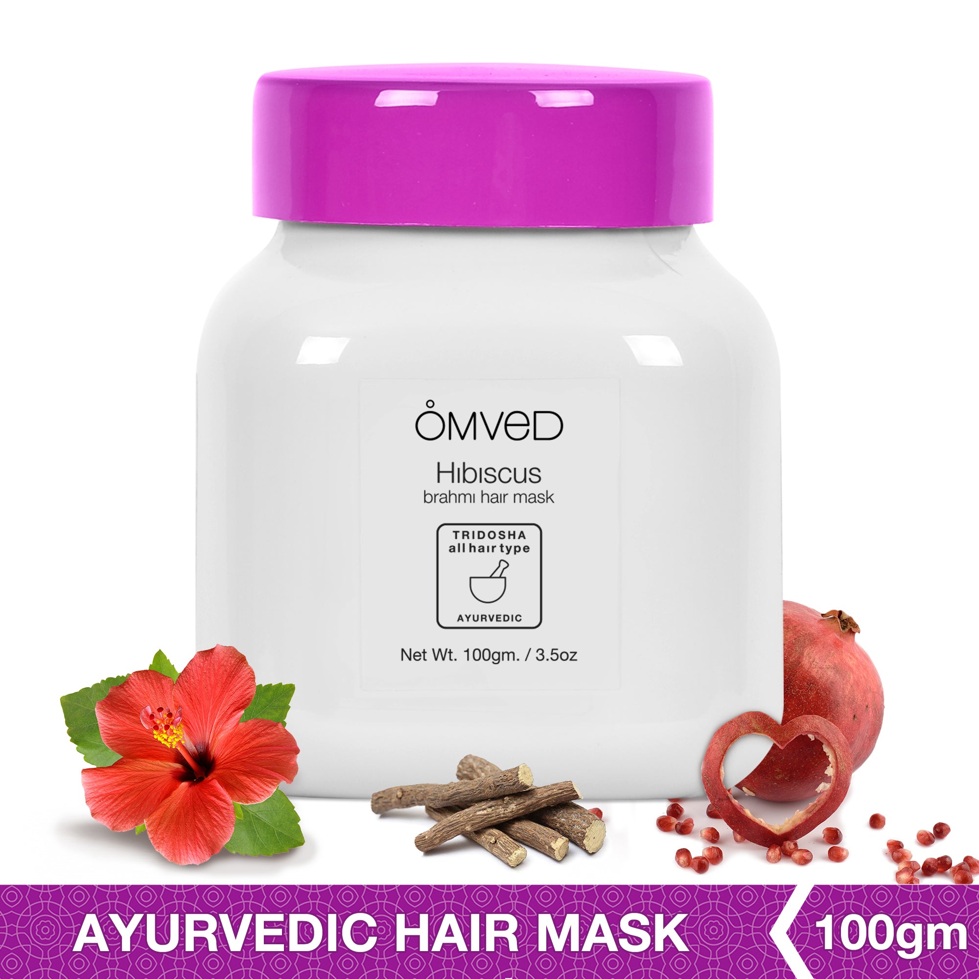 Hibiscus Brahmi Hair Mask 100gm