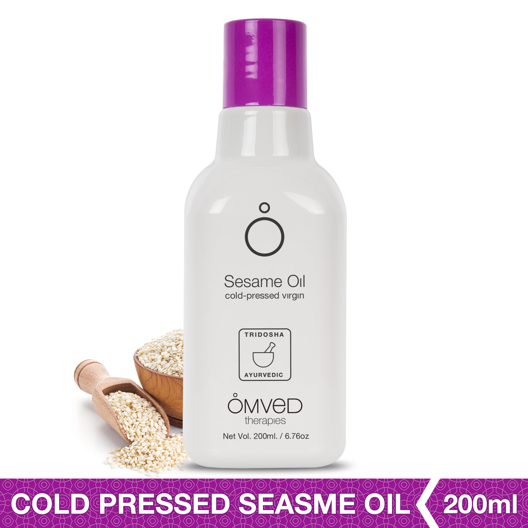 Sesame Oil Cold-Pressed Virgin 200ml