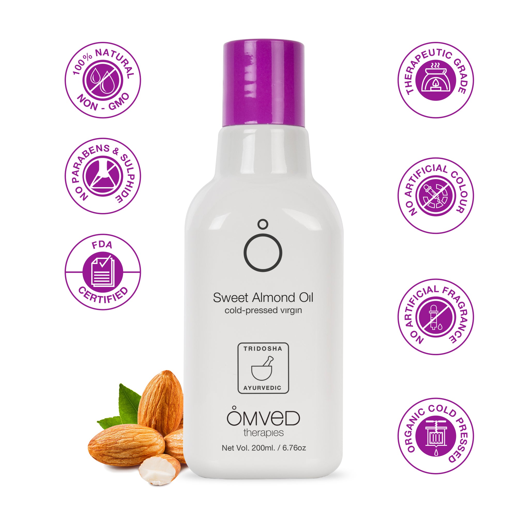 Sweet Almond Oil Cold-Pressed Virgin