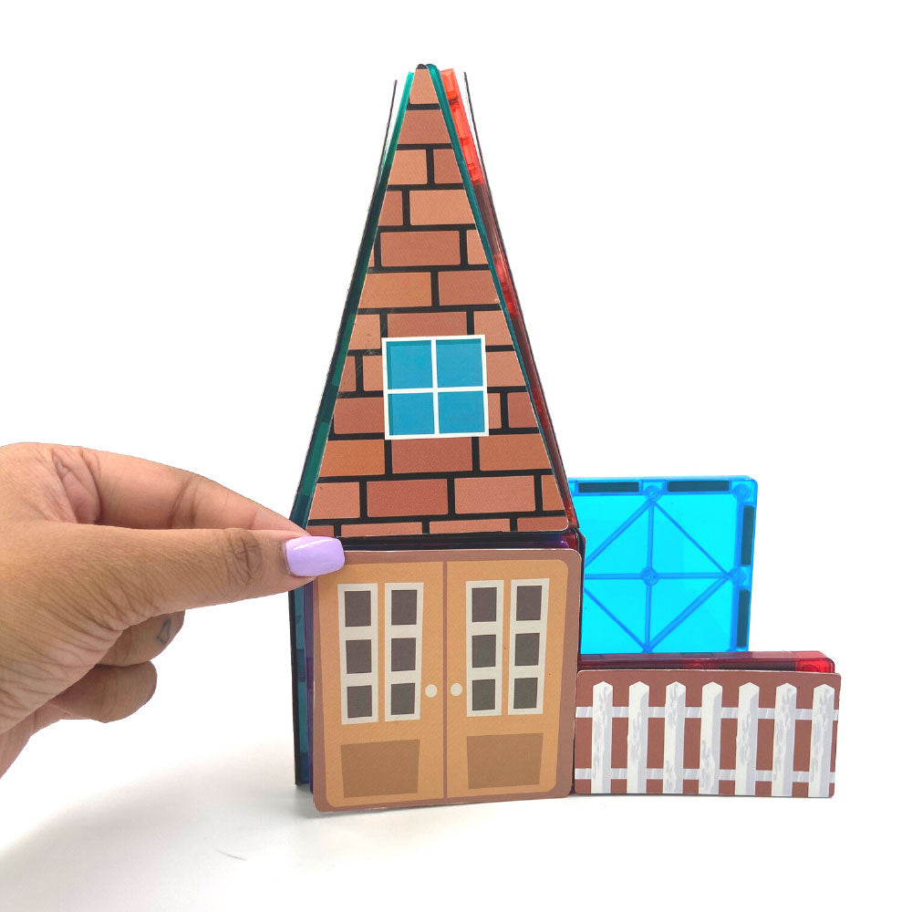 Scoobies Magnetic Tiles & House Stickers
