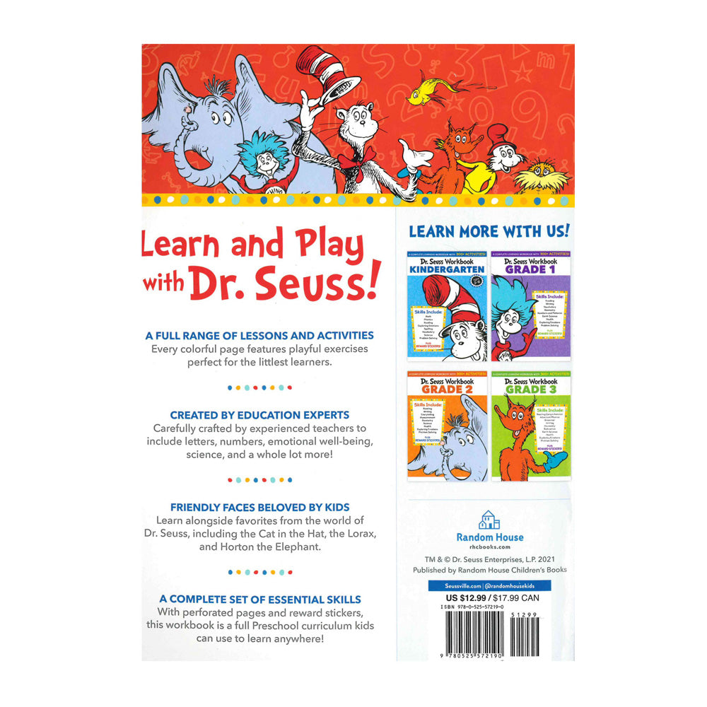 Dr. Seuss Workbook: Preschool