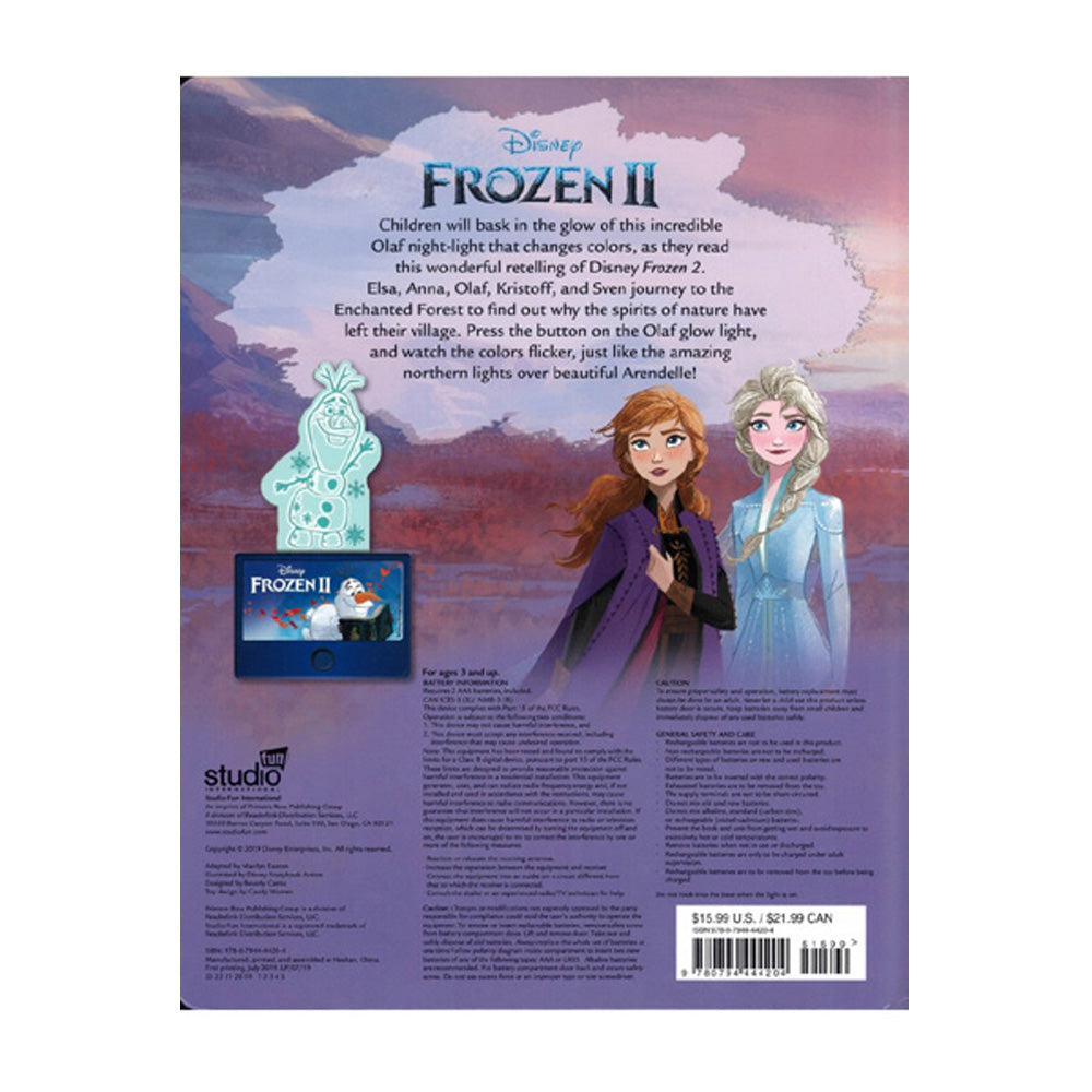 Disney Frozen 2: Olaf'S Book Of Wonders - A Night-Light Book