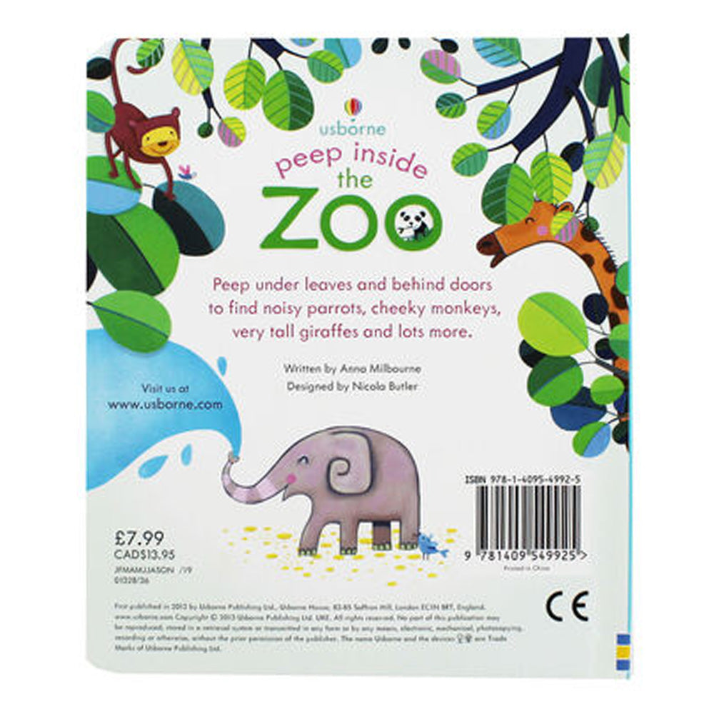 Usborne: Peep Inside The Zoo