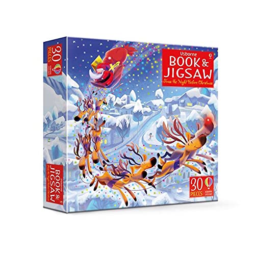 Usborne: 'Twas the night before Christmas Book and Jigsaw