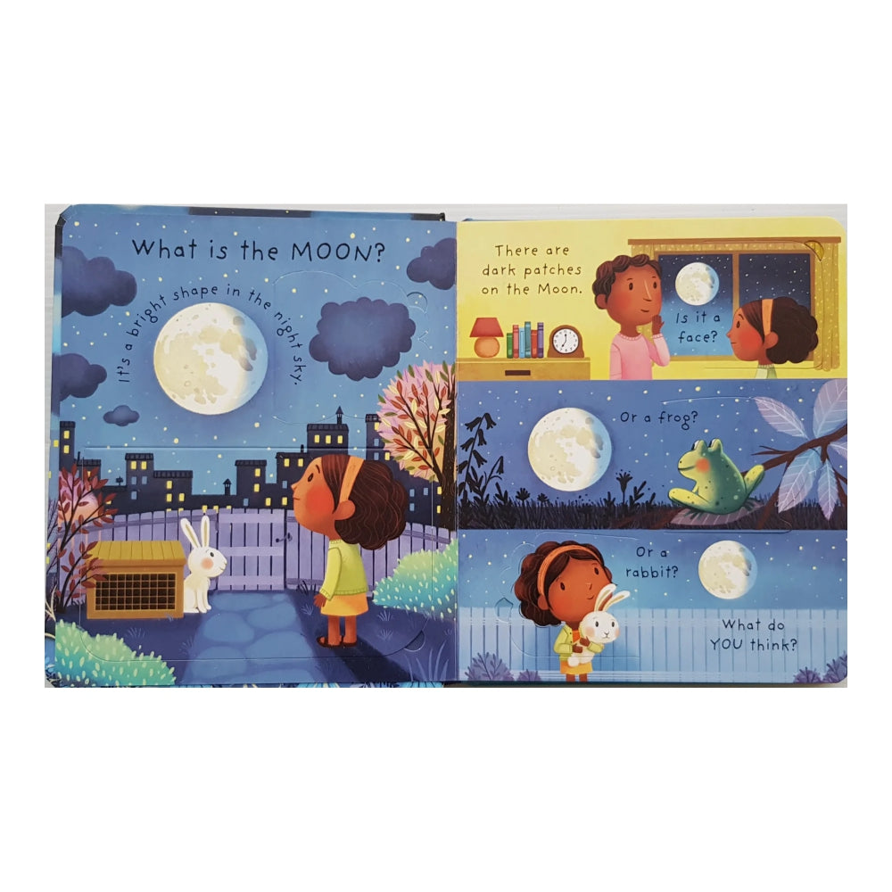 Usborne: Lift-the-Flap Very First Questions and Answers: What Is the Moon?