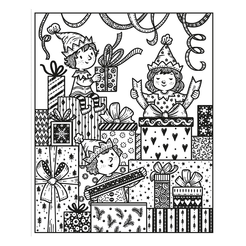Usborne : Chanted Magic Painting Christmas Book