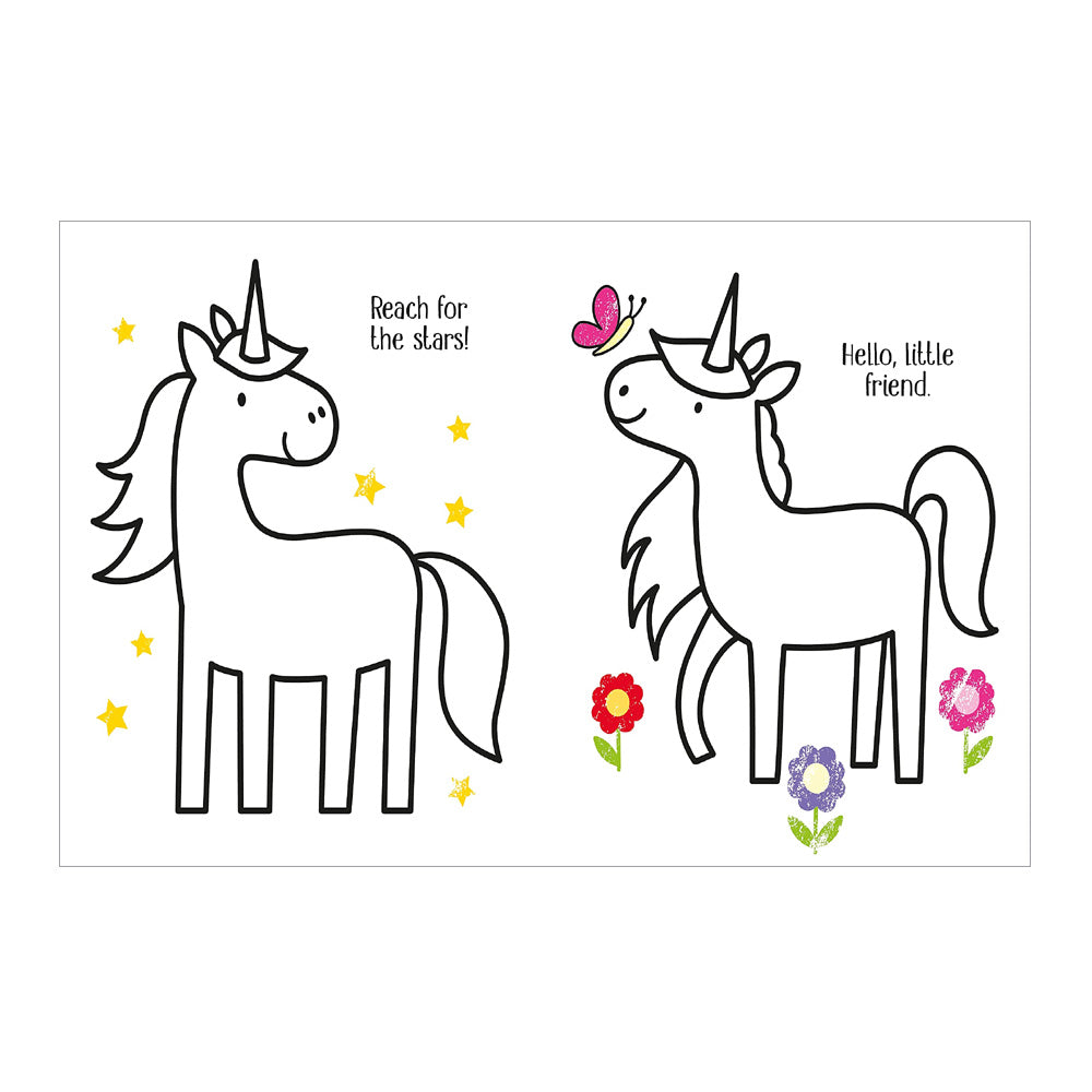 Usborne : First Colouring Unicorns