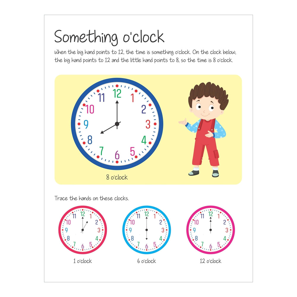 Wipe and Clean Workbook - Telling The Time