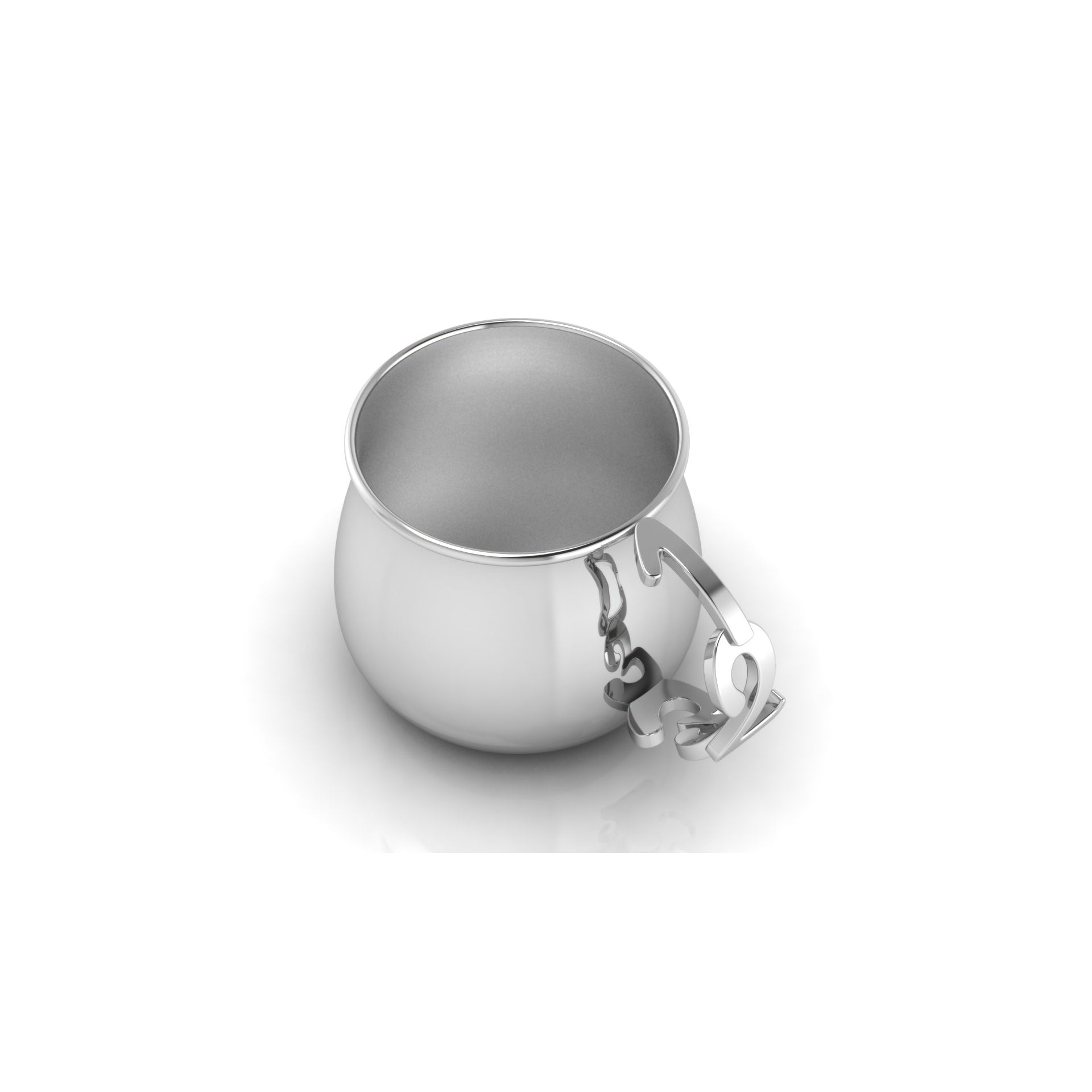 Sterling Silver Bulge Cup - 123