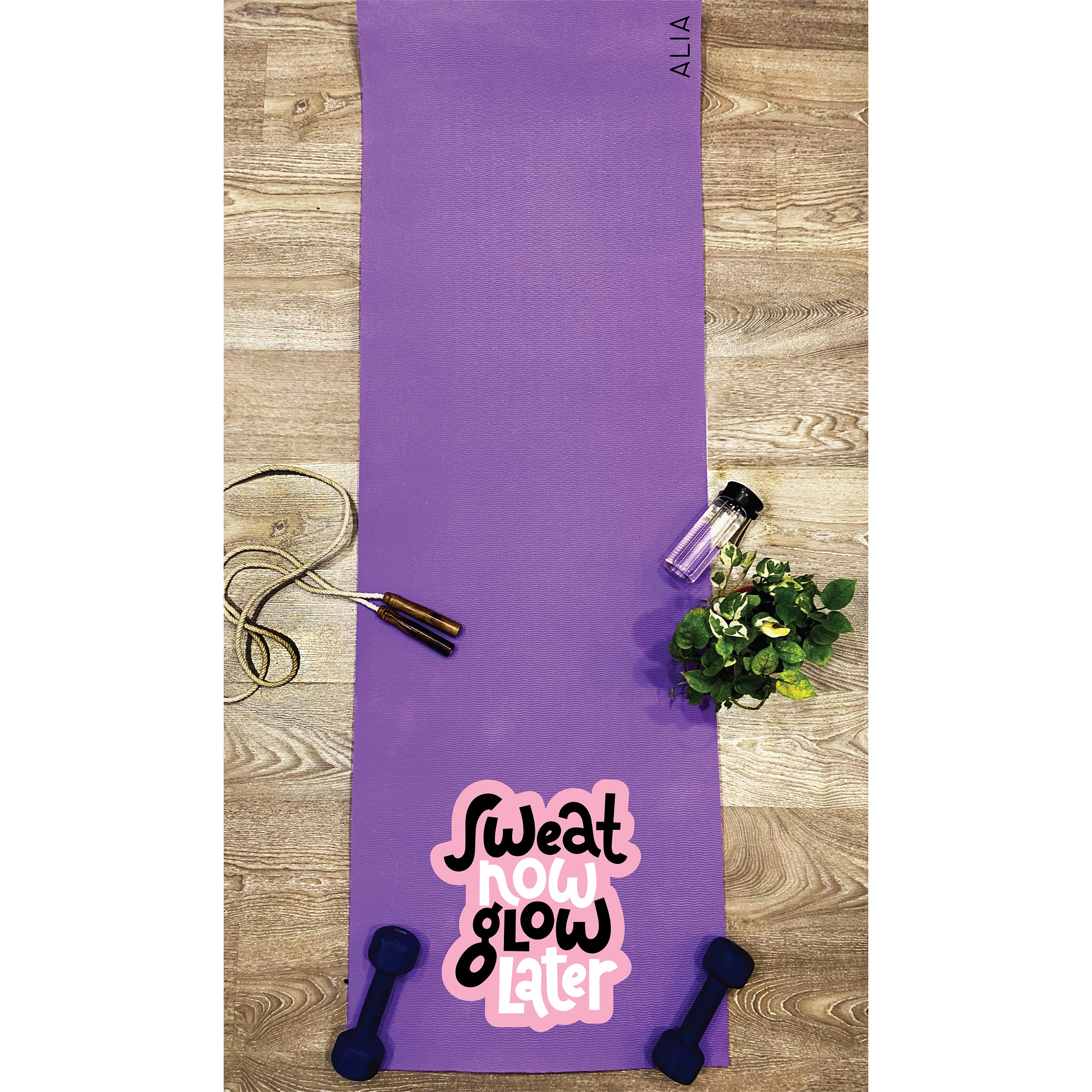 Own It Yoga Mat - Sweat Now Glow Later