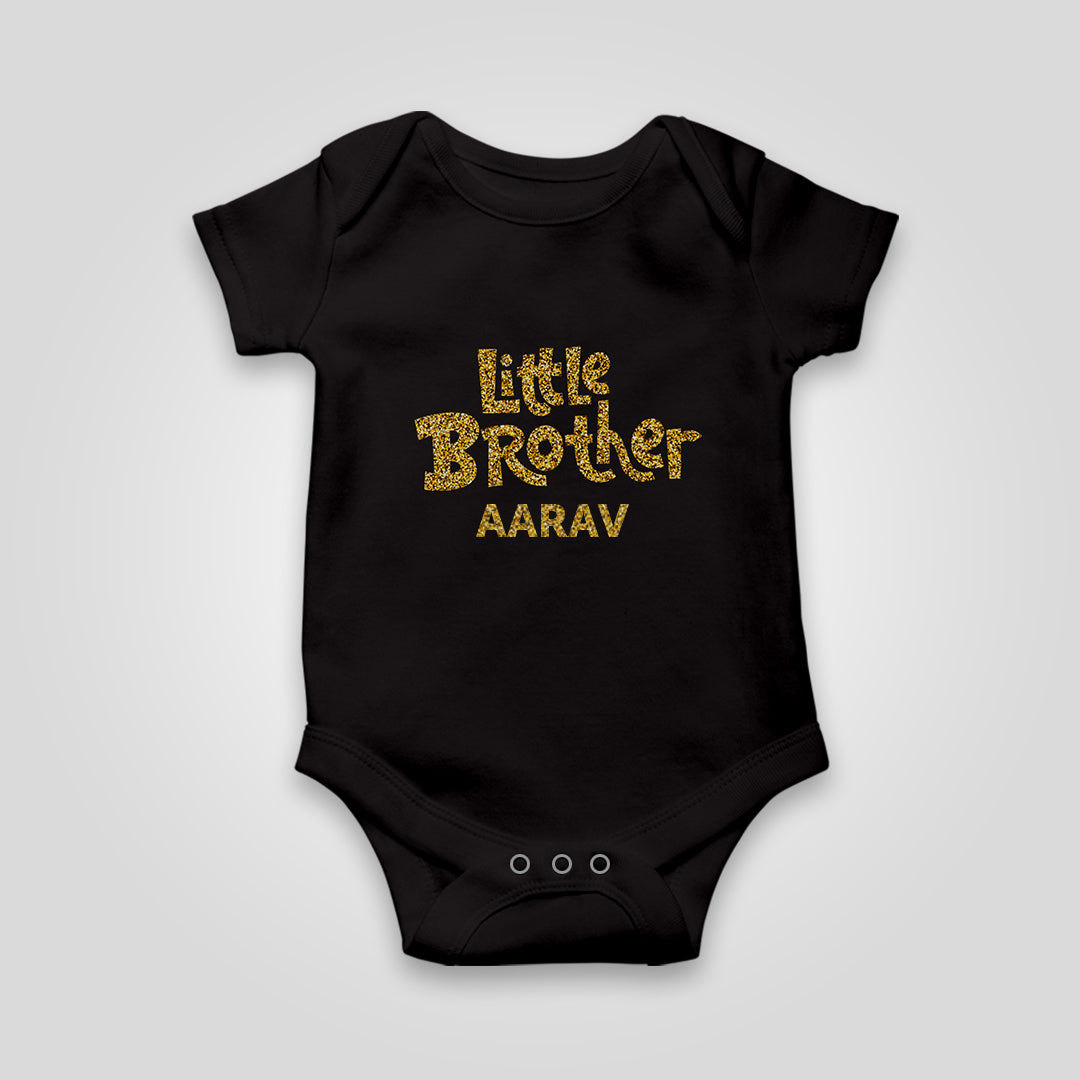 Happy T-shirts - Sibling Series - Black Glitter - Brother