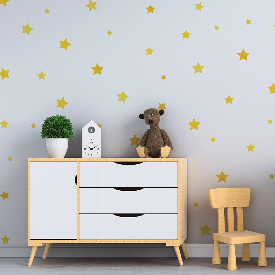 Reusable Wall Decals - Starry Starry Wall