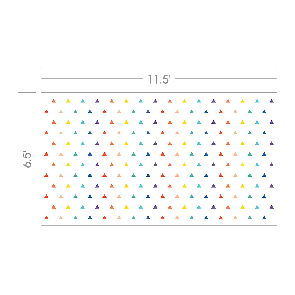 Reusable Wall Decals - Trippy Triangles
