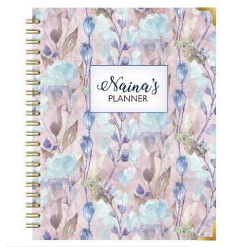 Personalised Chevron Stitch Annual Planner - Undated