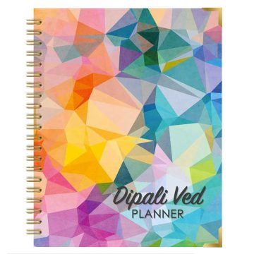 Personalised Love Triangles Annual Planner - Undated