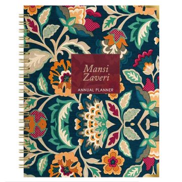Personalised Embroidered Art Annual Planner - Undated