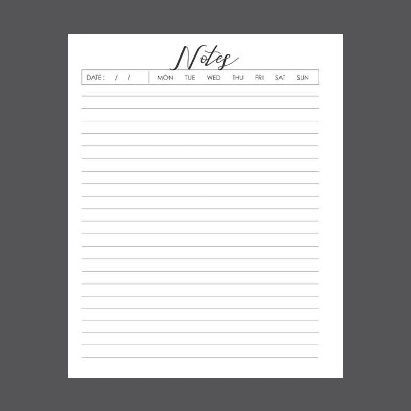 Personalised Chevron Stitch Annual Planner - Undated