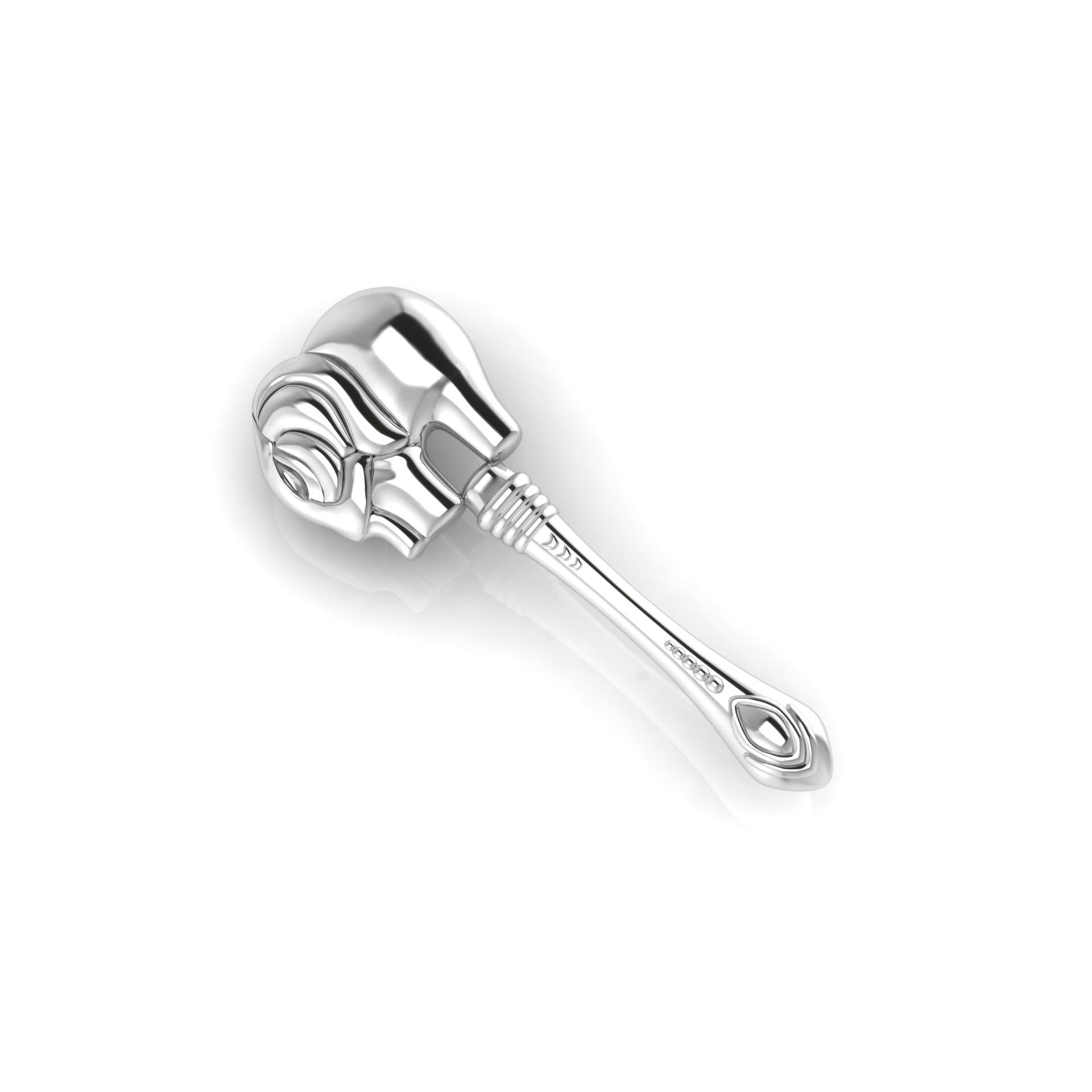 Sterling Silver Rattle Elephant Stick – Buy Now at My Baby Babbles
