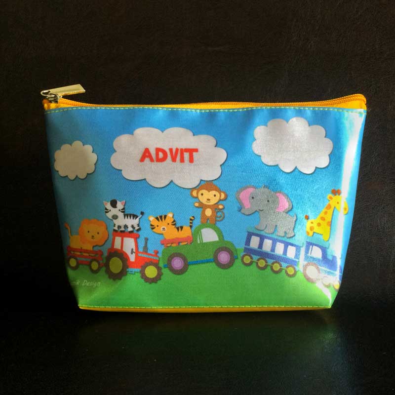 Animal Train Multipurpose Pouch