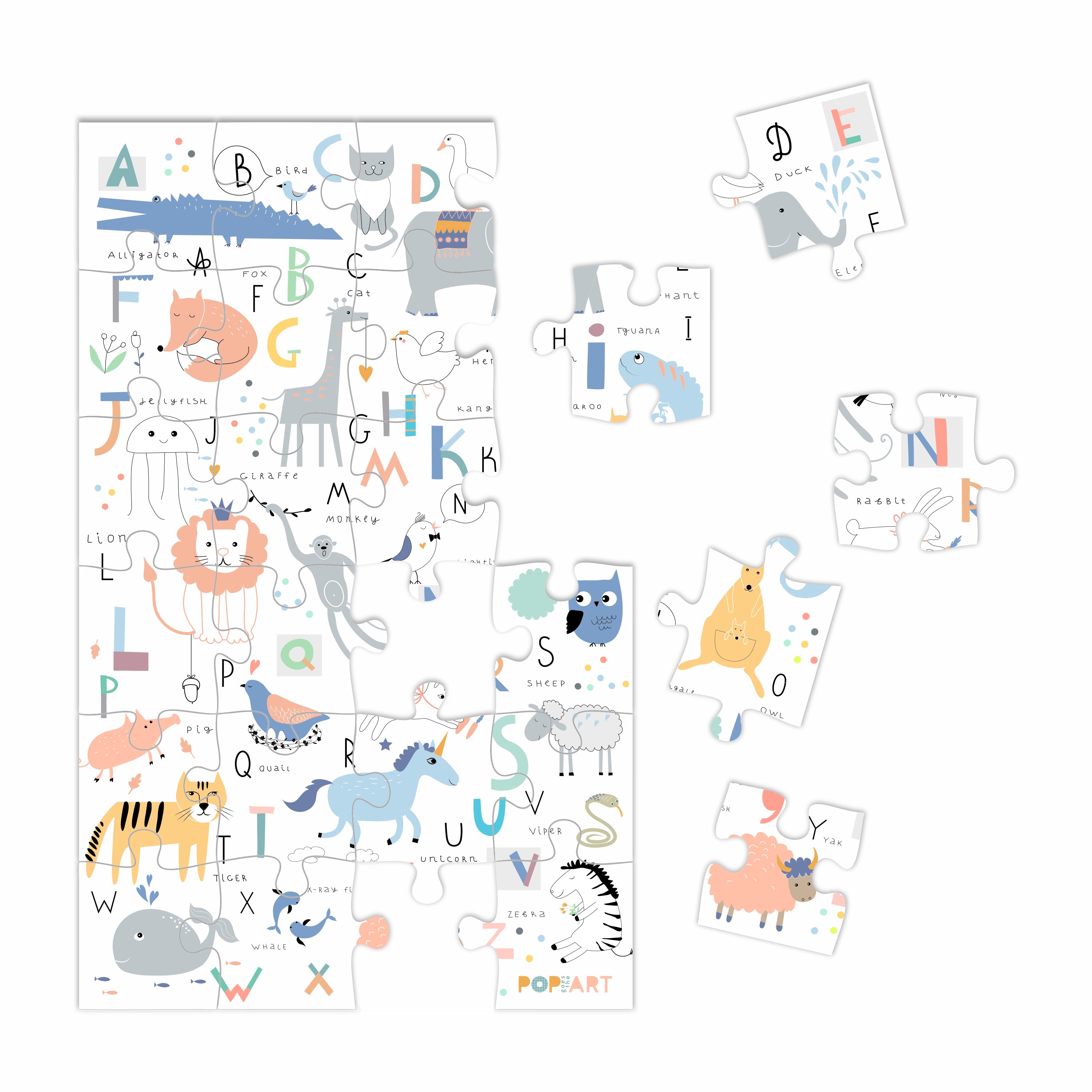 Reversible Puzzle | Animals and Things