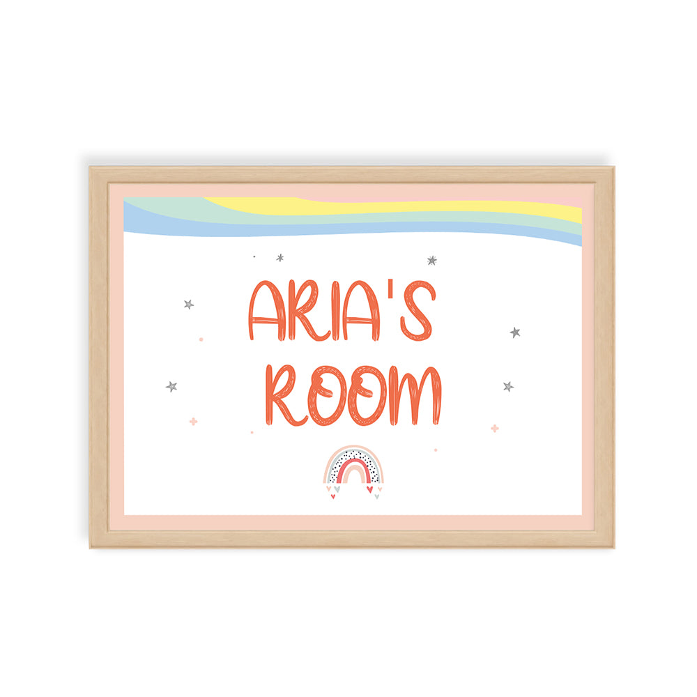 Doodle's Name Frame - Magical Rainbows