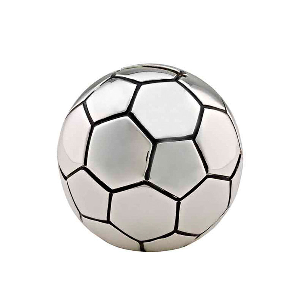 Frazer & Haws 92.5 Silver Plated Money box - Football