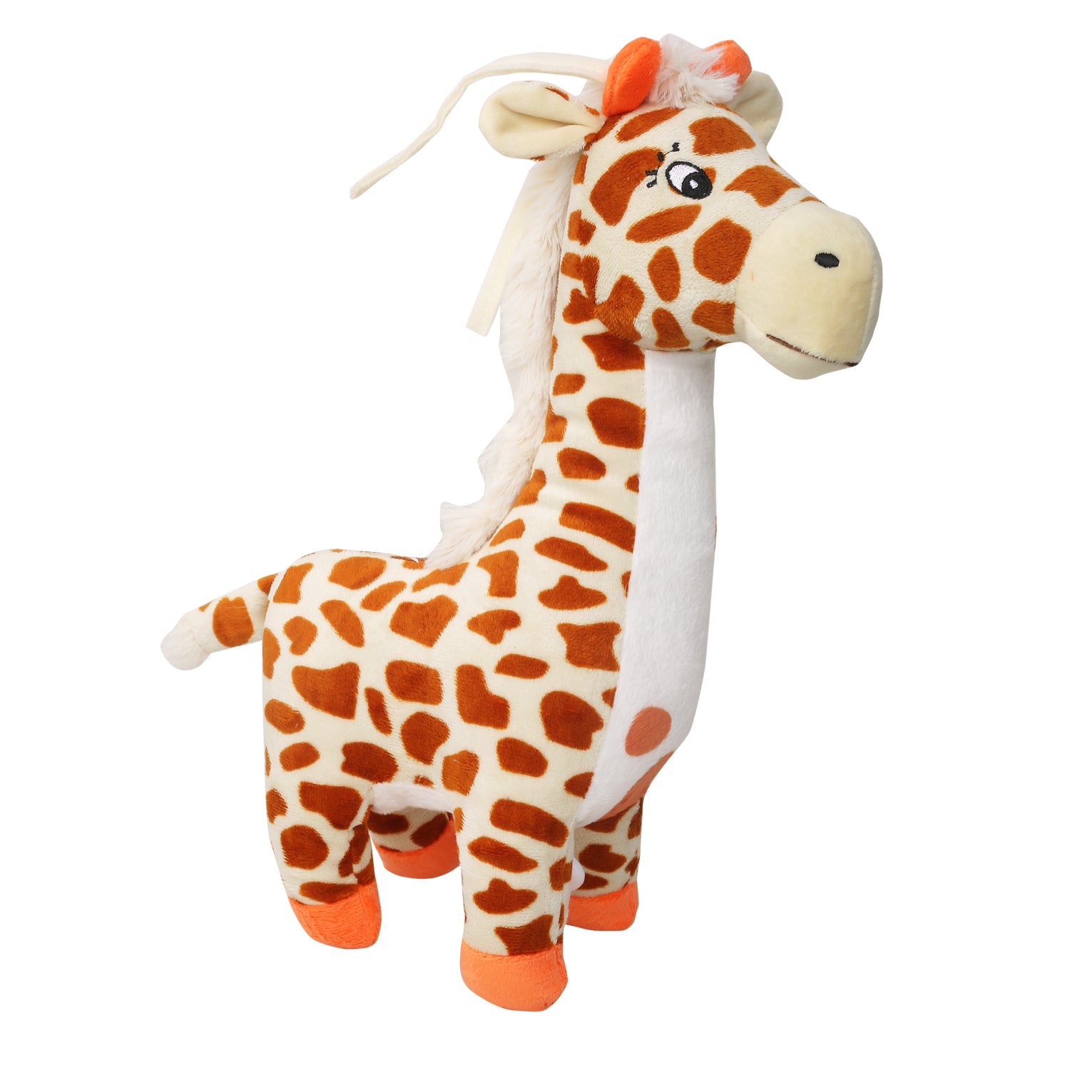 Baby Moo Giraffe Cream And Brown Hanging Pulling Toy