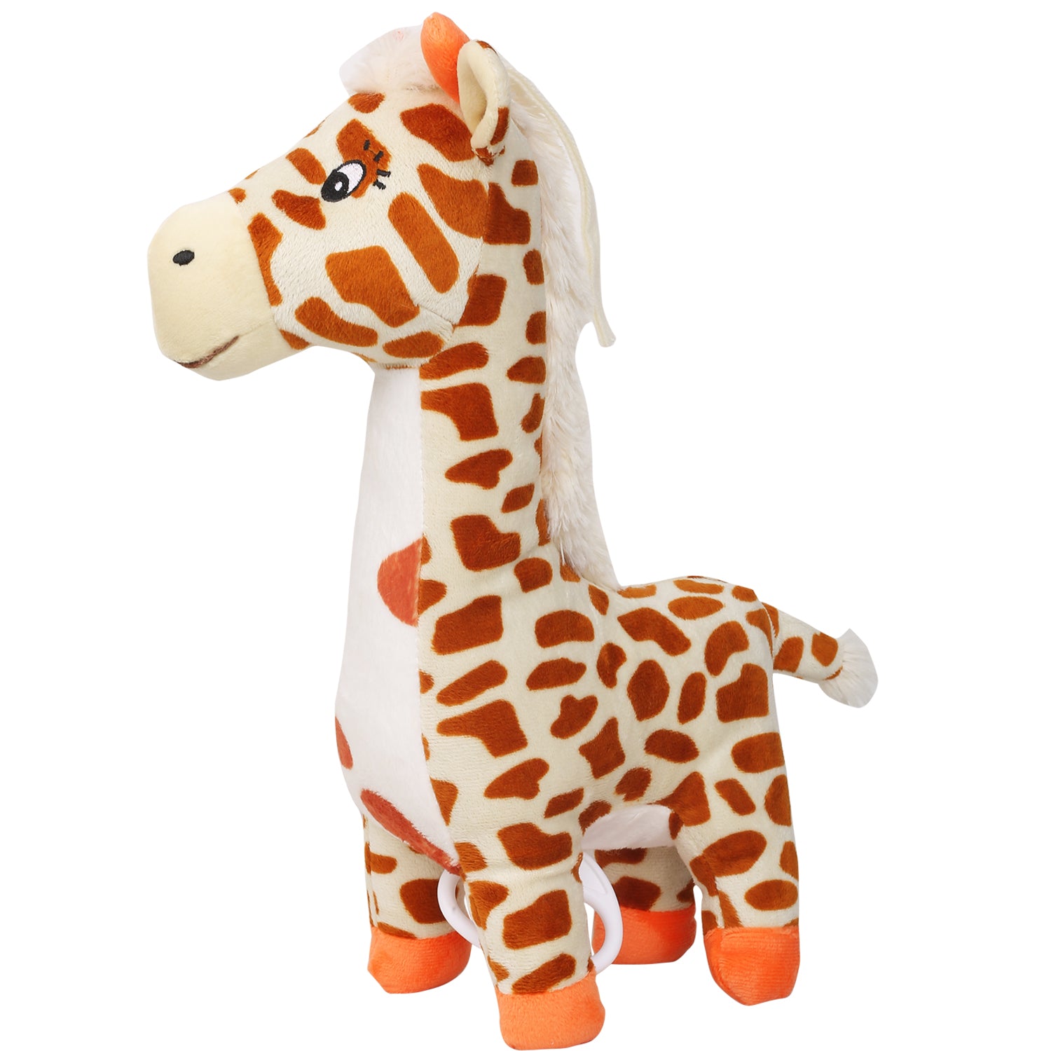 Baby Moo Giraffe Cream And Brown Hanging Pulling Toy