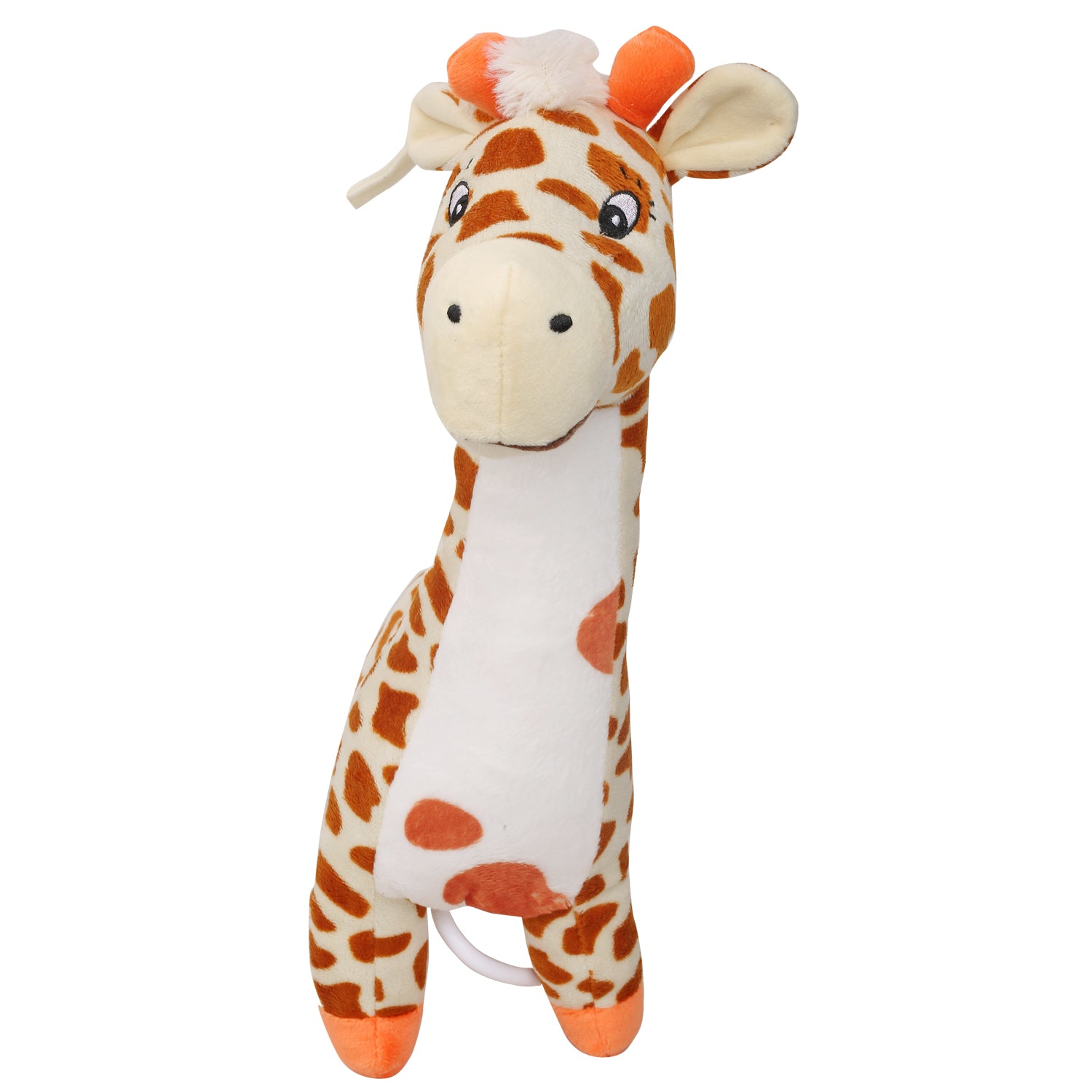 Baby Moo Giraffe Cream And Brown Hanging Pulling Toy